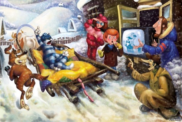 Герои мультфильмов новый лад