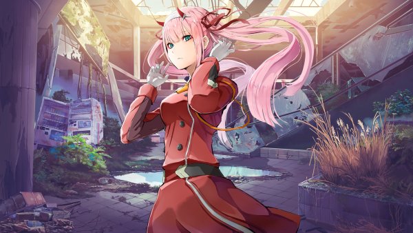 Фон аниме Darling in the FRANXX