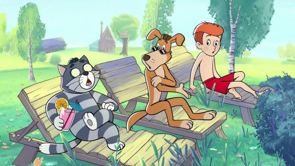 Кот Матроскин Простоквашино мультфильм