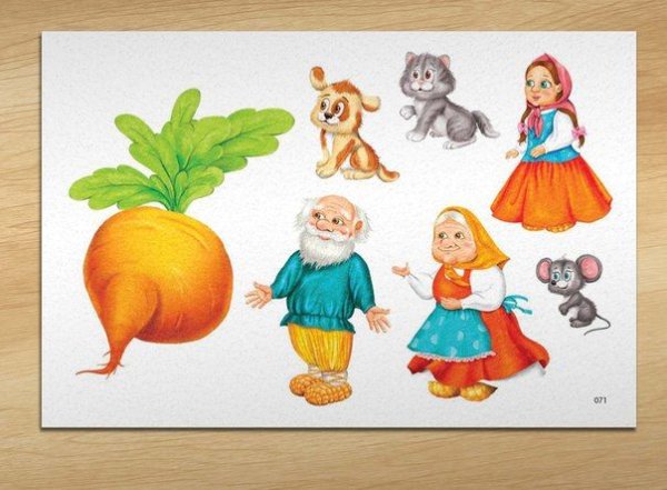 Персонажи из сказки Репка