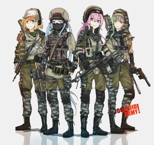 Аниме военный отряд