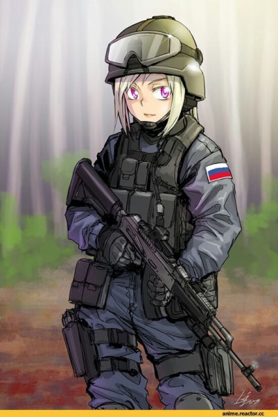 Аниме солдат