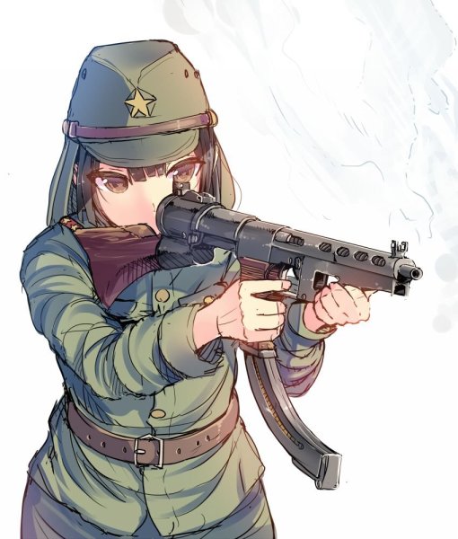 Аниме солдат