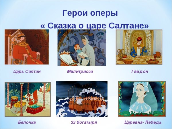 Геро ищ сказки о царе Салтане