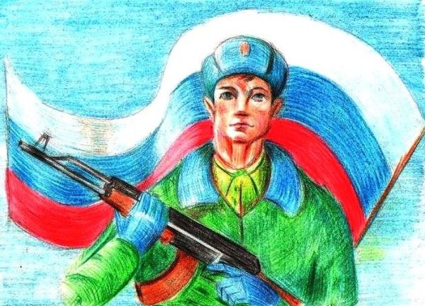 Рисунок на тему герои Отечества
