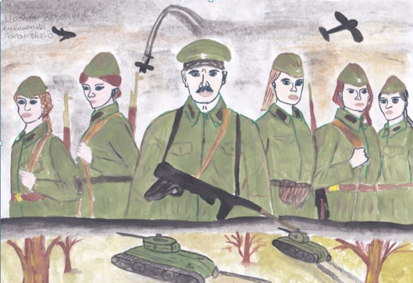 Рисунок на тему день героев Отечества
