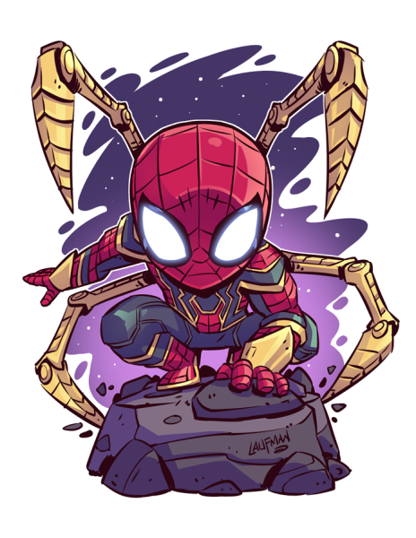 Chibi Derek Laufman Марвел