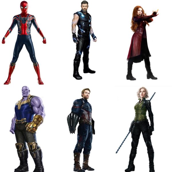 Marvel Мстители герои