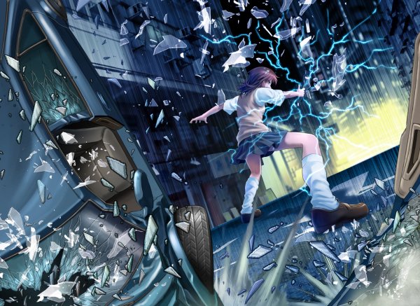 Mikoto Misaka киберпанк