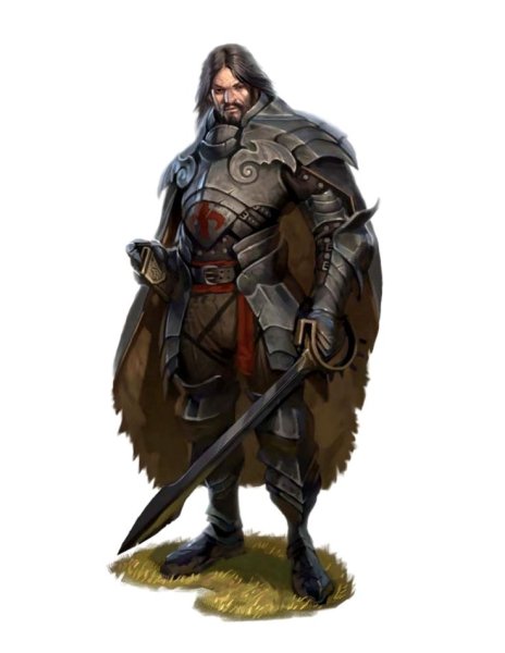 DND 5e человек воин арт