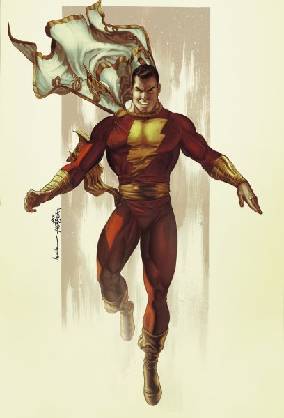 Шазам DC Comics арт