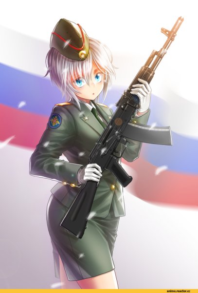 Аниме тянка Российская Империя