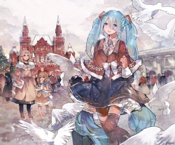 Русские в стиле аниме