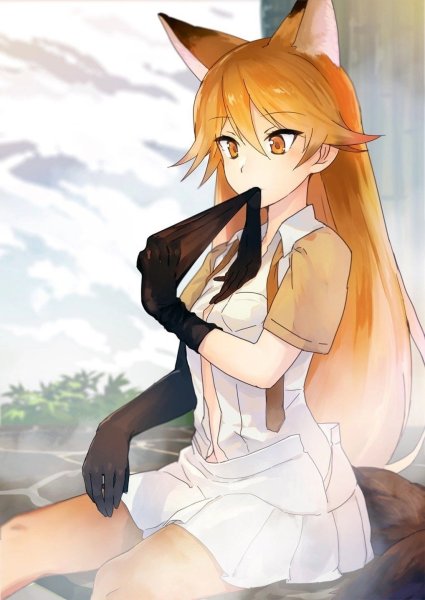 Kemono friends аниме лиса