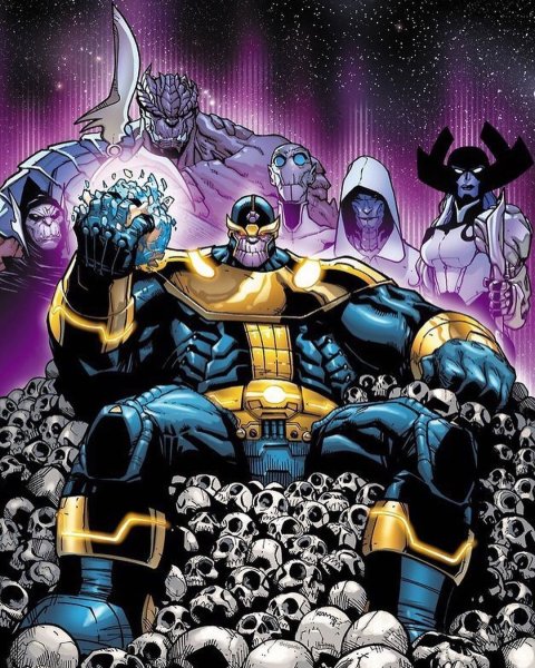 Танос комиксы Marvel