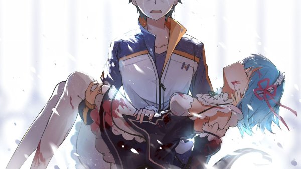 Re Zero рем + Нацуки Субару
