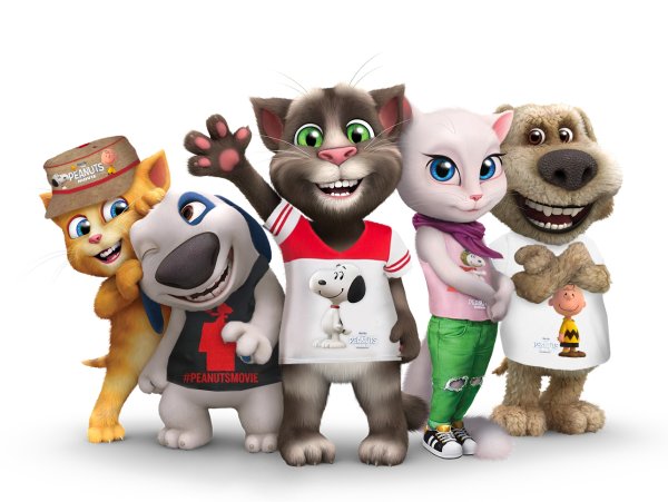 Outfit7 talking Tom зима