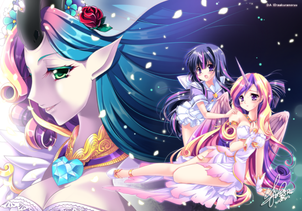 My little Pony принцесса Каденс аниме