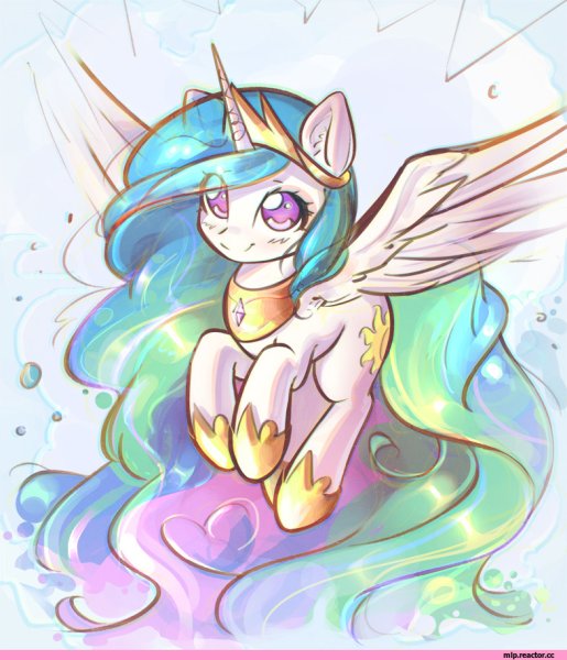 My little Pony принцесса Селестия Art