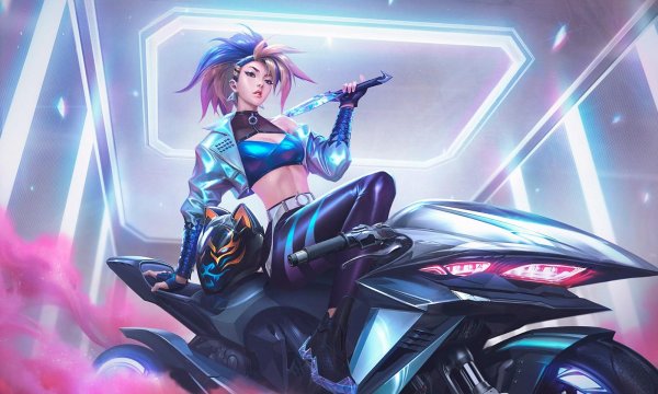 KDA Akali мотоцикл