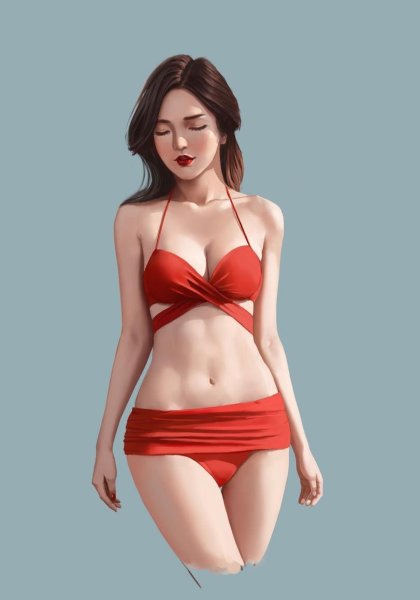 Девушки с красивой фигурой арты