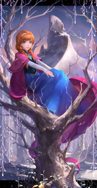 "Frozen Анна арт
