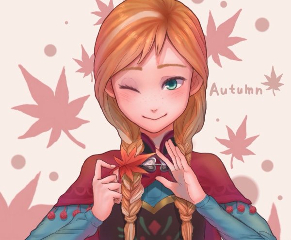 "Frozen Анна арт