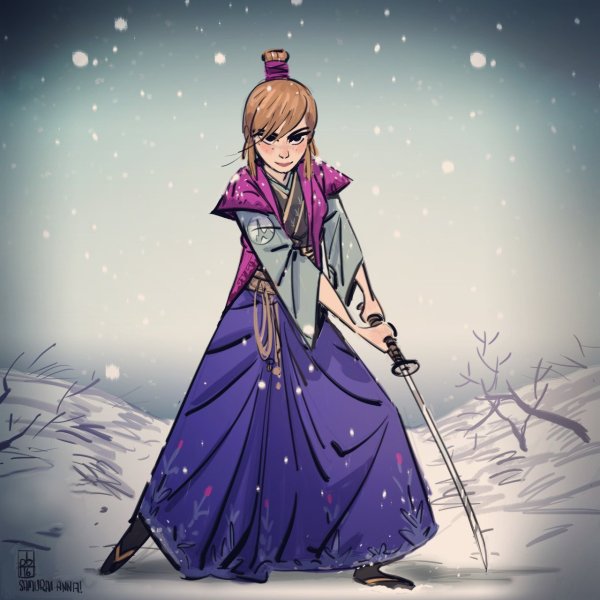Elsa and Anna Art
