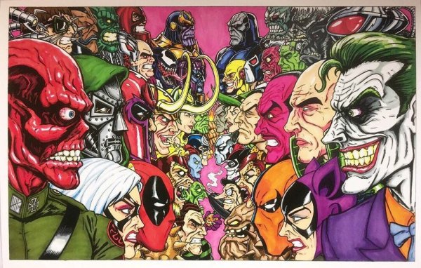 Злодеи DC Comics vs Marvel Villains