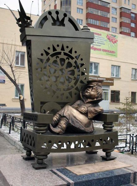 Памятник Вовке Новосибирск Вовка