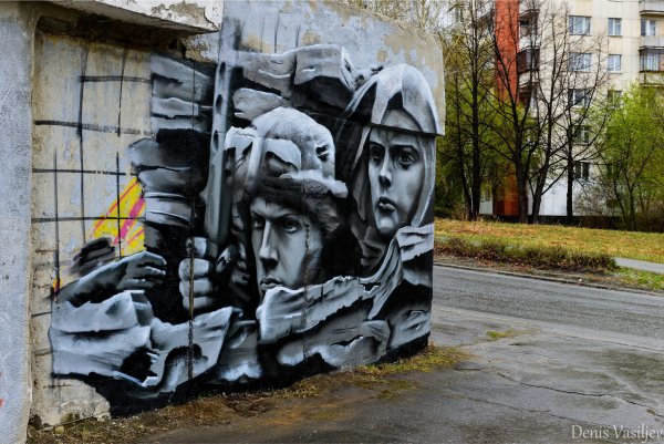 Московский авиационный институт граффити