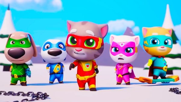 Talking Tom Супергерой Джинджер