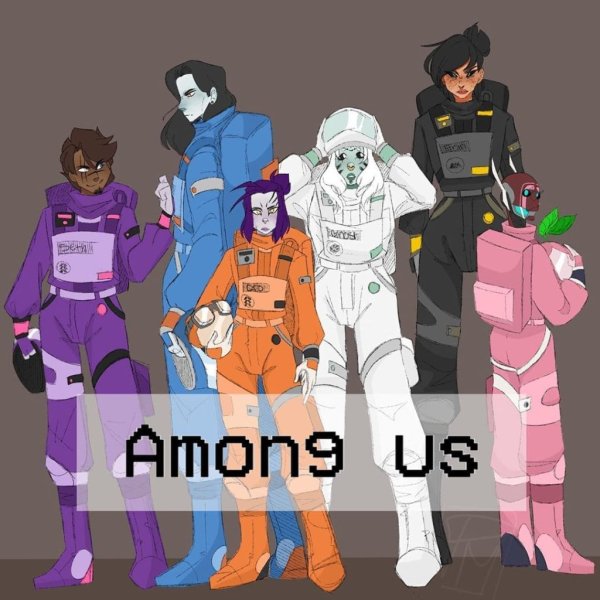 Among us персонажи космонавты