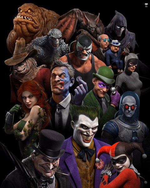 Враги Бэтмена DC Comics