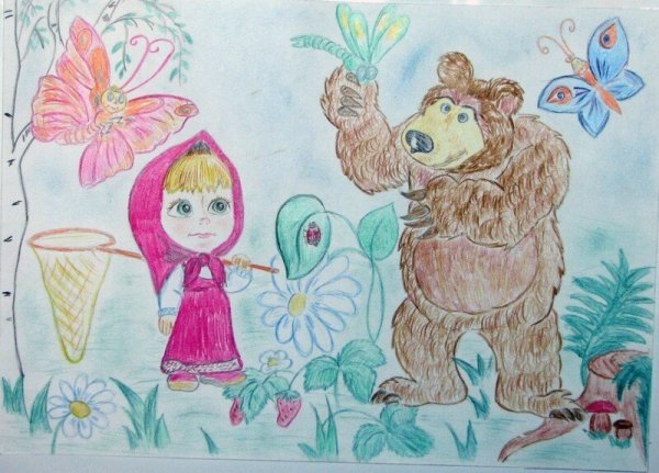Мои любимые сказки рисунок на конкурс
