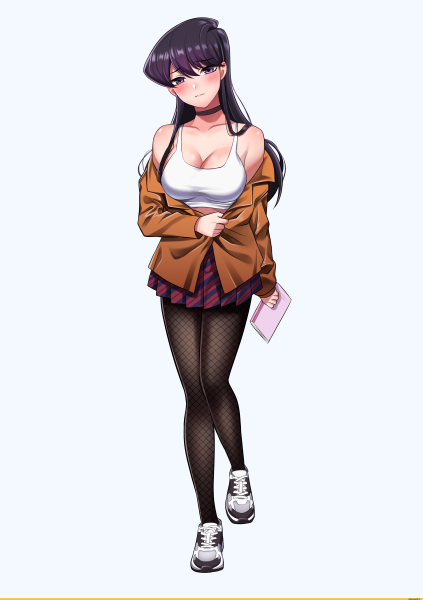 Komi Shouko горничная