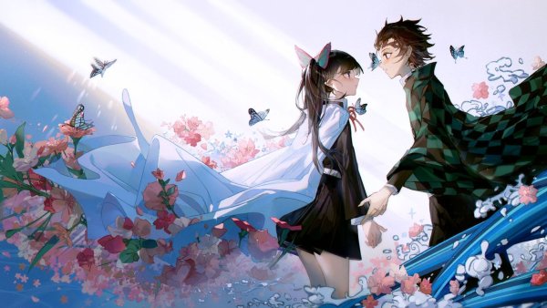 Клинок рассекающий демонов Kanao x Tanjiro