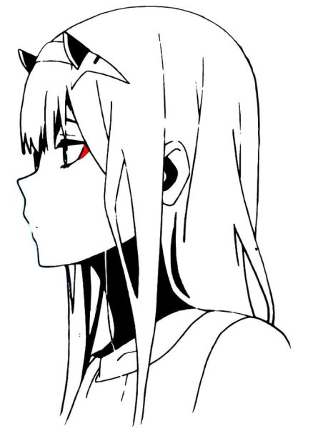 Zero two тату эскизы