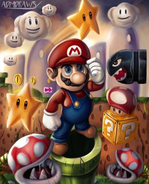 Игра в стиле Марио