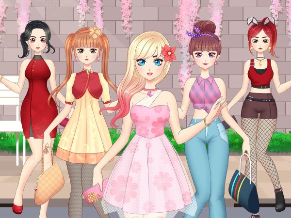 Игры одевалки аниме