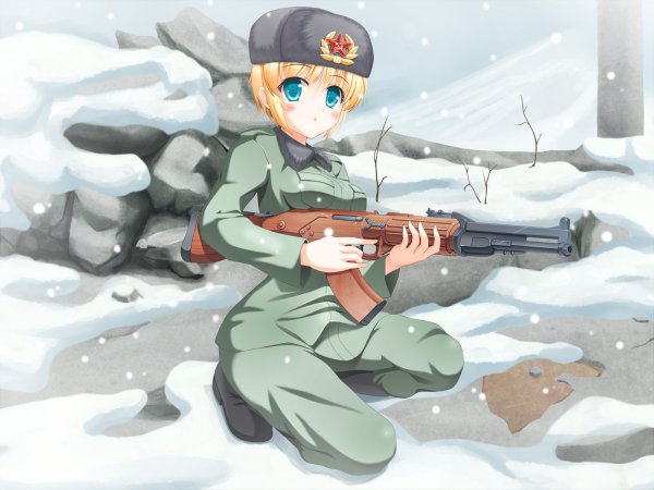 Аниме русский солдат