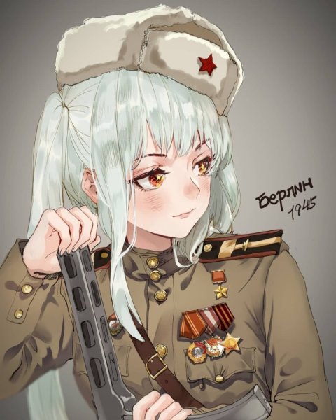 Аниме тянка Российская Империя