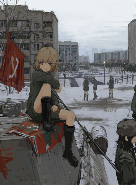 Аниме тянка Советский Союз