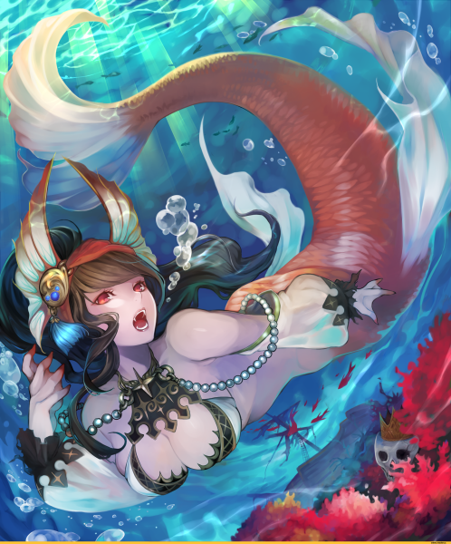 Русалка аниме Monster girl