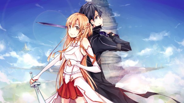 Sword Art online Кирито и Асуна
