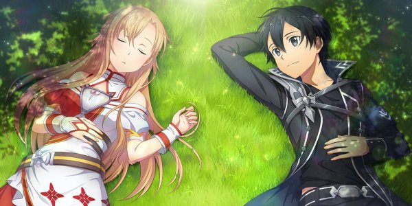 Sword Art online Кирито и Асуна
