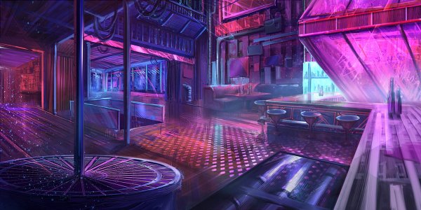 Киберпанк 2077 ночной клуб
