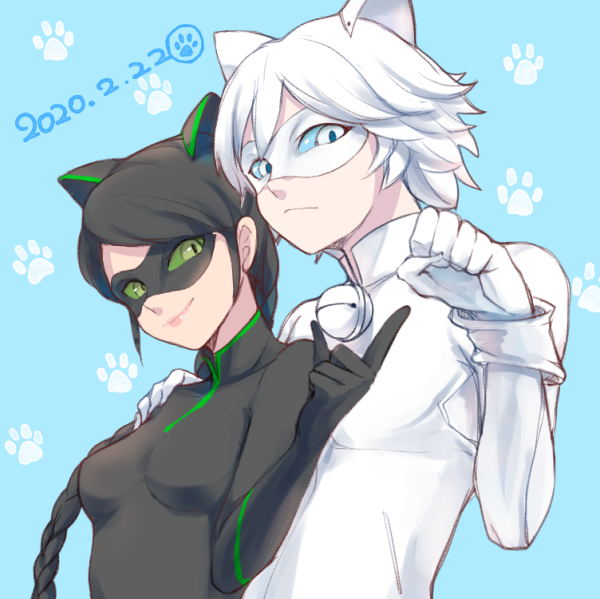 Кот Нуар и кот Блан