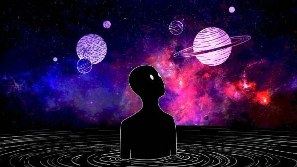 Человек и космос Минимализм