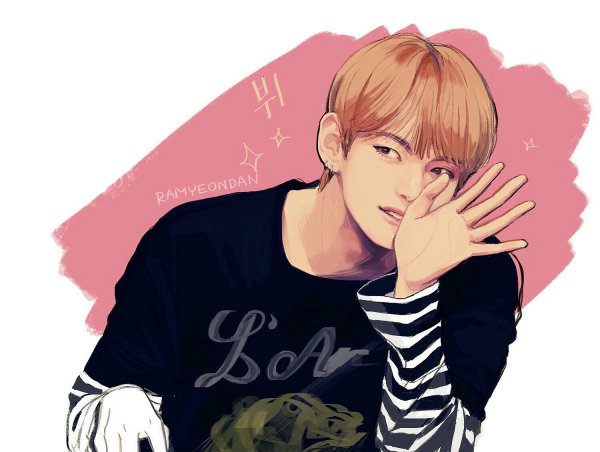 BTS мультяшки Тэхен